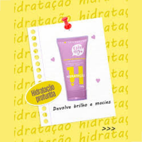 Máscara Hidratante Oh My! Eu Amo Cronograma 150g