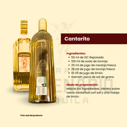 Tequila Gran Centenario Reposado 950ml+ Molde Gratis