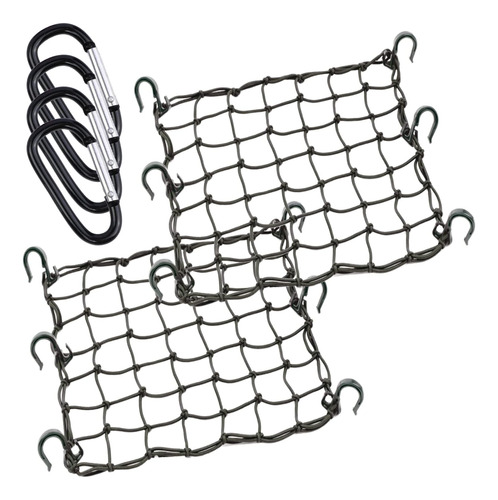 Thewinio Cargo Net 15 X15 Se Estira Hasta 30 X30 Con Un Gros