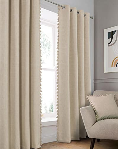 Always4u Cortinas Opacas 100% Para Dormitorio, Sala De Estar