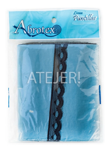 Imagen 3 de 4 de Puntilla Mercería Nylon Art 189 De 18mm X 20 Metros