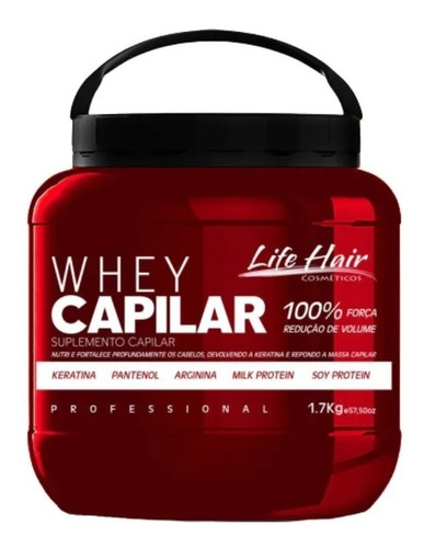 Suplemento Capilar Whey Capilar Life Hair 1,7kg