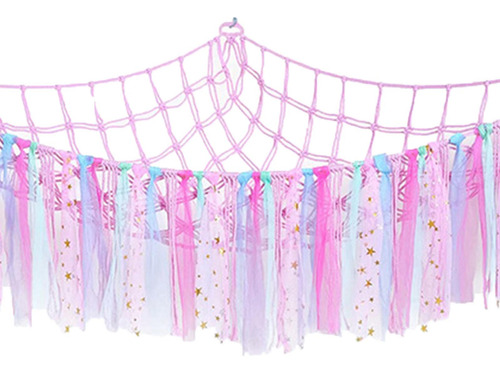 Rede De Brinquedo De Macramê Boho Para Bichos De Pelúcia E