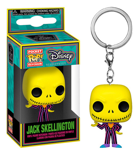 Funko Pop Llavero Jack Skellington Disney Original Scarlet