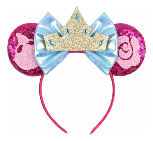 Orejas Diadema De Minnie Mouse De Princesa Bella