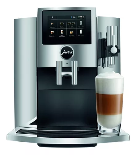 Jura Máquina de café automática cromada E8, 64oz