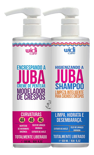 Kit Encrespando A Juba E Higienizando A Juba Widi Care