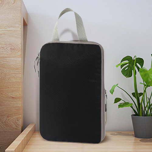 4 Piezas De Bolsas De Almacenamiento De Compresión, Negro