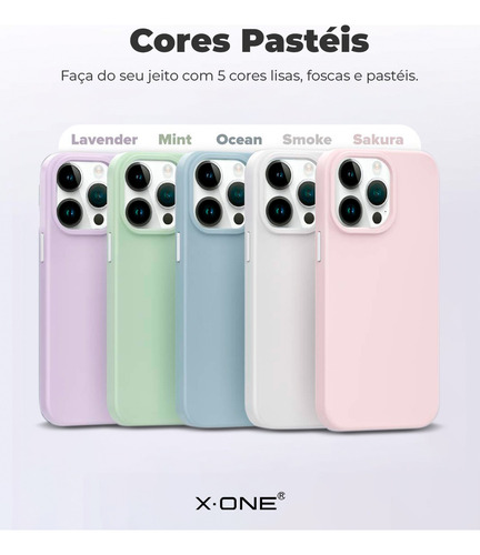Capa Dropguard Colors iPhone 13 Pro Proteção X-one Sakura