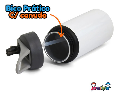 Garrafa De Alumínio Naruto Com Nome Personalizado Cinza-escuro