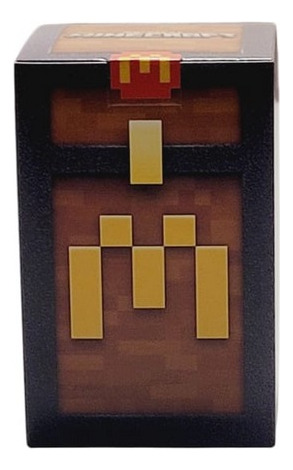 Boneco Big Mac Cristal - Minecraft - Mcdonalds - Lacrado
