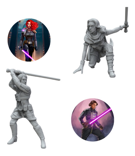 12 Mini Figuras Star Wars Dark Empire Heir To The Empire