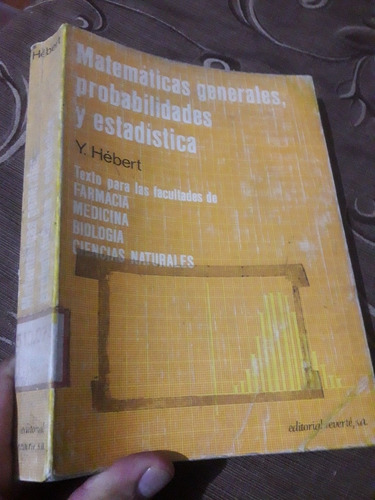 Libro Matemáticas, Probabilidades Y Estadística Biologia 