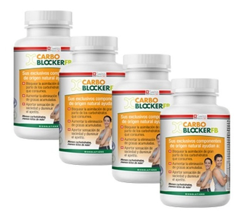 Carboblocker Fb 4 Meses X 2 Menos Carbohidratos Menos Kilos