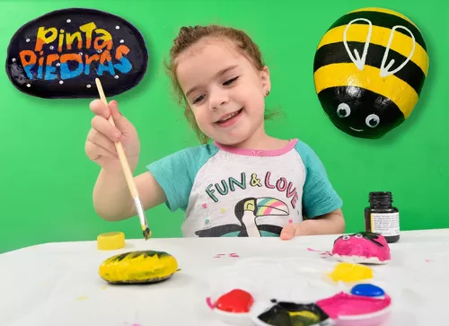 Juego De Piedras Para Pintar Set De Arte Para Niños - 1 — El Rey