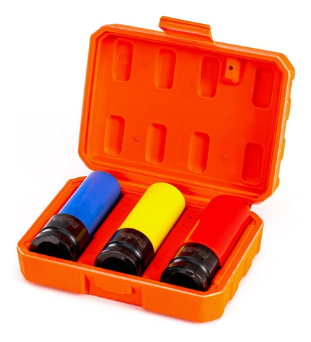Juego Bocallaves Impacto 17-19-21mm Enc 1/2 Hamilton Jbpi3
