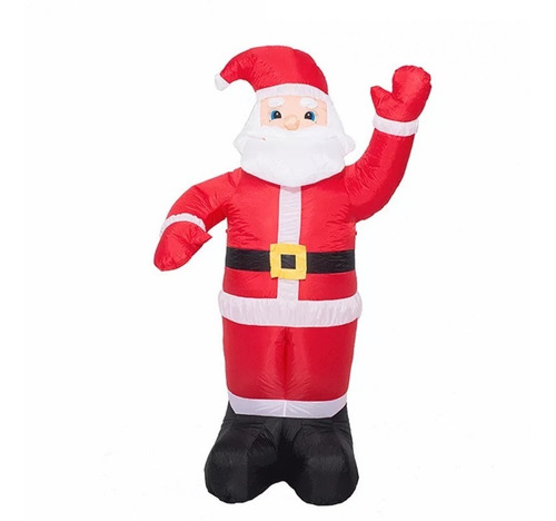 Inflable Navideño Multicolor 1.20 Mts Santa Claus