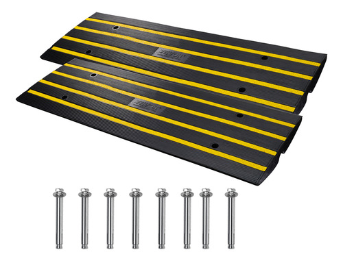 Vevor 2 Pack Driveway Ramp 48.1 X16 X2.6puLG Curb Rubber