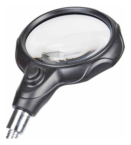 . Lupa Ajustable 5x 12x Con Luz Led For Mesa, Joyero, Soldar