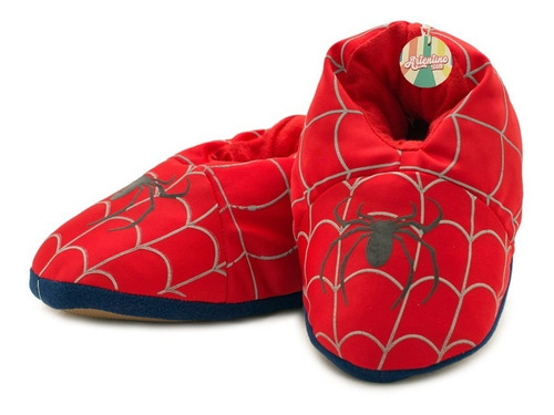 Imagen 1 de 2 de Pantufla Infantil Superhéroes Hombre Araña Spiderman Niños