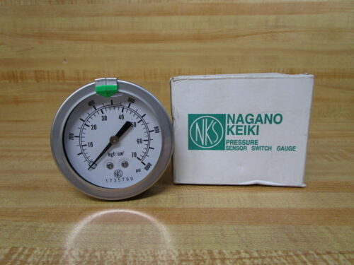 Nagano Keiki Gv55-123-70kfps Pressure Gauge Gv55-123 Mmk
