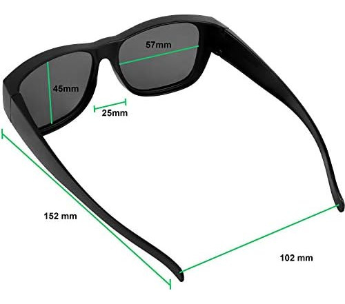 Ajuste Sobre Gafas De Sol Polarizadas Uso Sobre Gafas Unisex