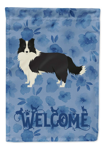 Carolines Treasures Ck6226gf Border Collie Bienvenido Jardín