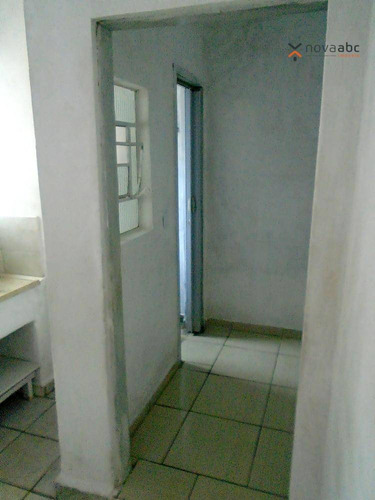 Casa Com 1 Dormitório Para Alugar, 45 M² Por R$ 750/mês - Parque Novo Oratório - Santo André/sp - Ca0271