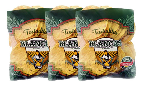 Tostadas De Maiz Blancas Pack 3/24 Pzas