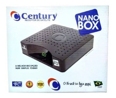 Imagem 2 de 2 de Receptor Analógico Century Nano Box Entrega Imediata