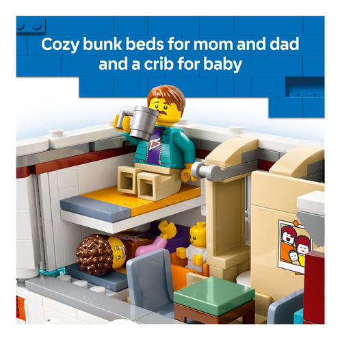 Lego City Holiday Adventure Camper Van Building Juguete De Y