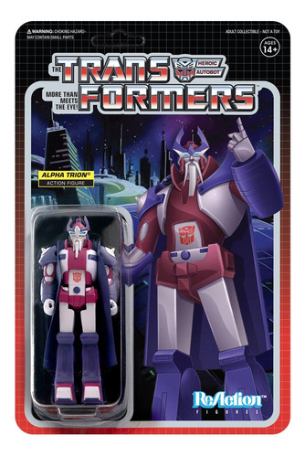 Figura De Ação De Reação Transformers Alpha Trion Autobot