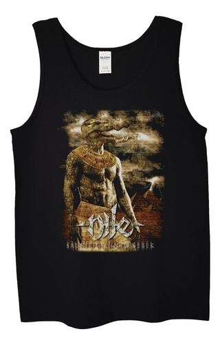 Polera Musculosa Nile Ammit Sacrifice Unto Metal Abominatron