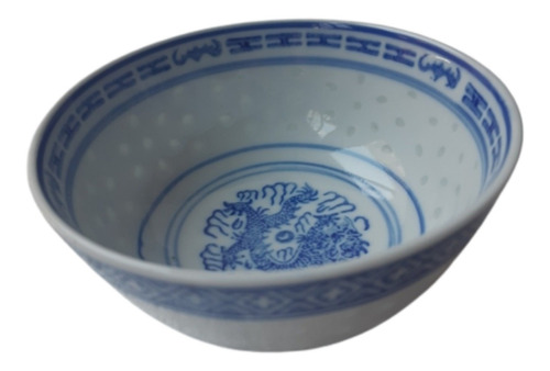 Cuenco De Porcelana China Traslúcida 10 Cm Diámetro Sellado