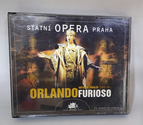 Cd Statni Opera Praha Orlando Furioso 3 Discos Vivaldi  