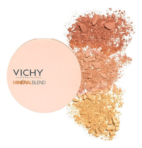 Polvo Compacto En Mosaico Vichy Mineralblend Tono Tan 9g