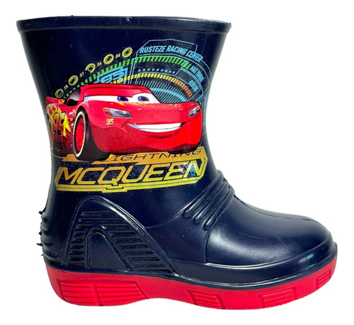 Bota De Lluvia Cars Para Niño Bubble Gummers 