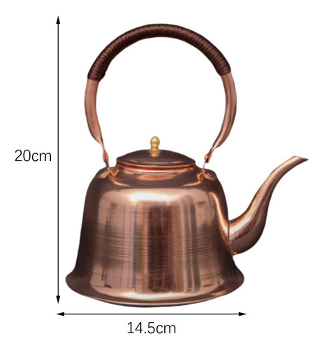 Tea Kettle 1l Anti Scalding Handle Coffee Pot For Gas Stoves
