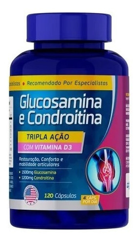 Condro Aric Glucosamina 1,5g Condroitina 1,2g 120 Cápsulas Sabor Without flavor