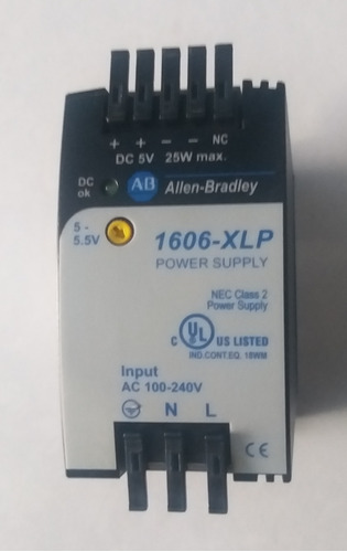 1606-xlp Power Supply Dc 5v 25w Allen Bradley