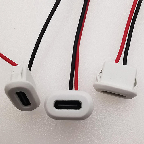 Cabo De Alimentação De 3 X 2-4 Pacotes Com Conector Usb C 3