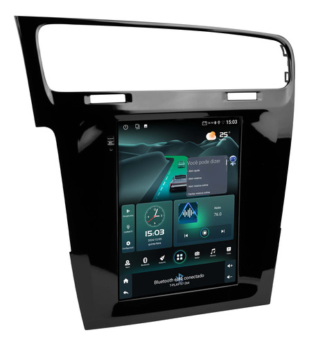 Multmidia Tesla Golf Mk7 13/19 Android 14 64gb Carplay Voz