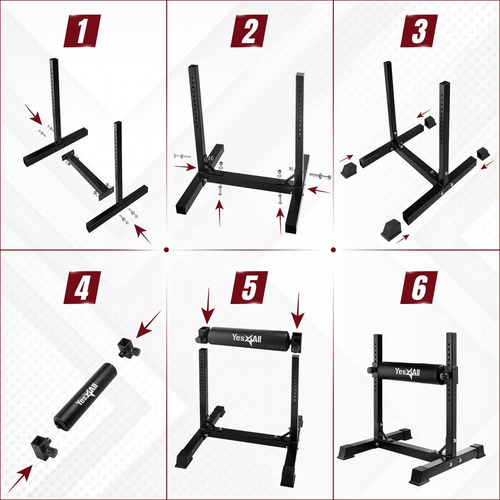 Yes4all Soporte Para Sentadillas Divididas Búlgaras Rodillo
