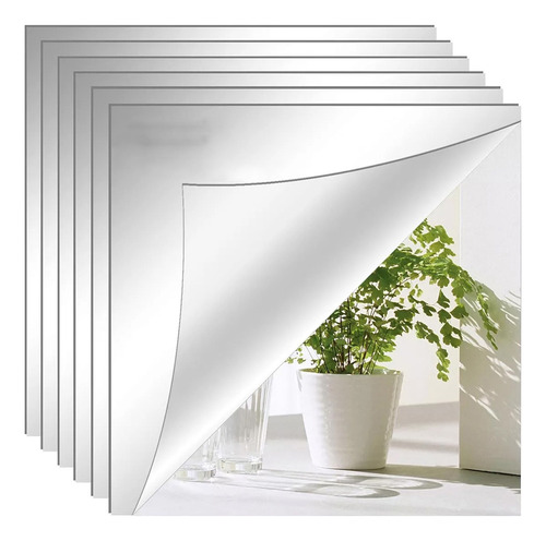 Juego De Espejos De Pared Acrílicos Con Pegatina,40pc