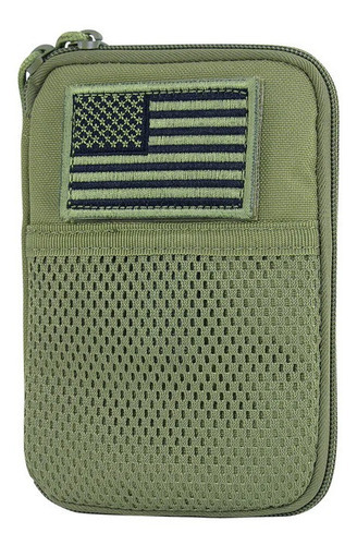 Pocket Pouch Con Bandera Marca Condor Color Verde