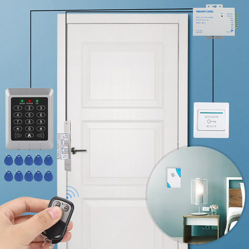 Kit De Control De Acceso A Puertas, Sistema De Teclado Rfid,