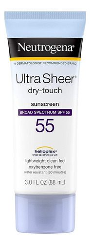 Neutrogena Bloqueador Solar Ultra Sheer Spf 55 - 88ml