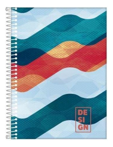 Caderno Espiral Capa Dura Universitário 10 Matérias- Kit 2un