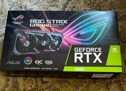 Imagen 1 de 2 de New Asus Rog Strix Nvidia Geforce Rtx 3080 Gaming