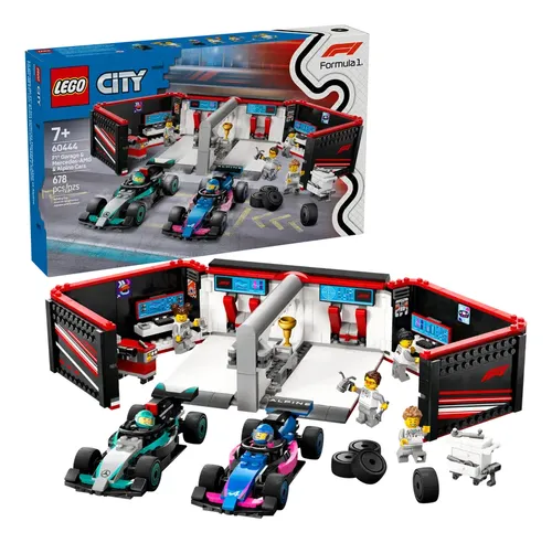 comprar Kit de construcción Lego City Taller De F1 Con Autos Mercedes-amg Y Alpine 60444